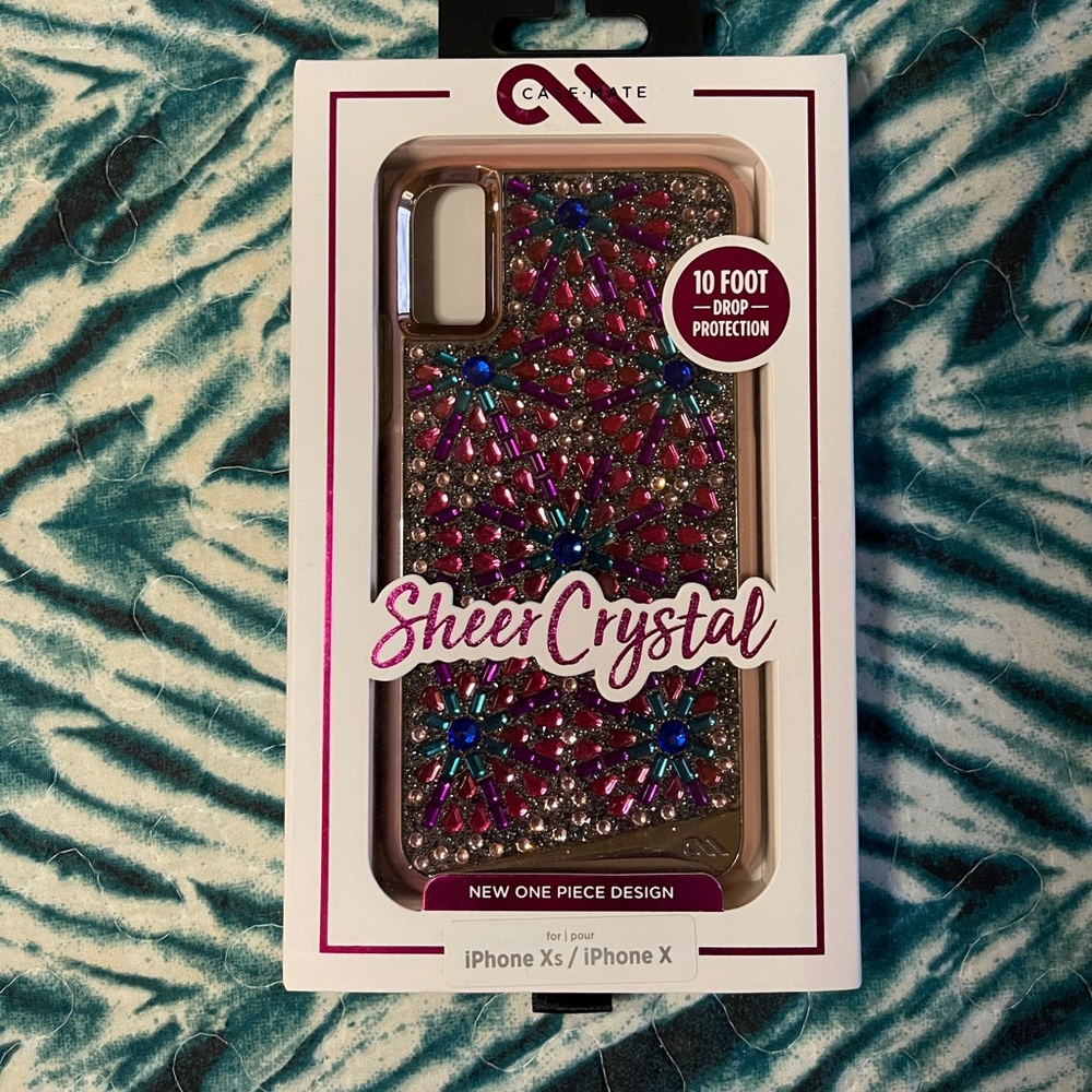 Case-Mate iPhone X case.